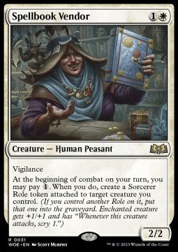 Spellbook Vendor - Wilds of Eldraine (Rare) [WOE-31]