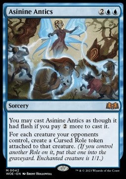 Asinine Antics - Wilds of Eldraine (Mythic) [WOE-42]