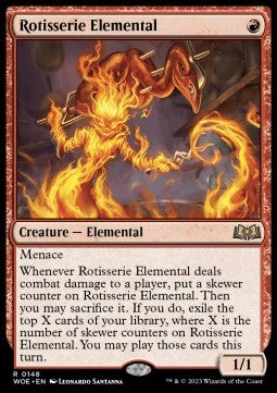 Rotisserie Elemental - Wilds of Eldraine (Rare) [WOE-148]