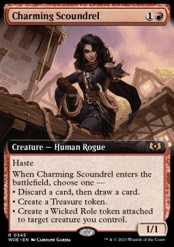 Charming Scoundrel - Wilds of Eldraine: Extras (Rare) [XWOE-345]