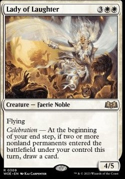 Lady of Laughter (V.1) - Wilds of Eldraine: Extras (Rare) [XWOE-309]