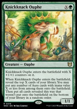 Knickknack Ouphe - Commander: Wilds of Eldraine (Rare) [WOC-18]