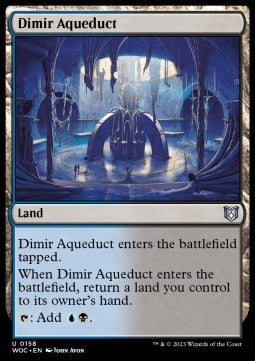 Dimir Aqueduct - Commander: Wilds of Eldraine (Uncommon) [WOC-158]