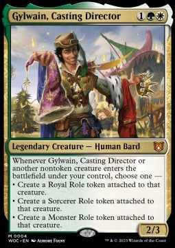 Gylwain, Casting Director - Commander: Wilds of Eldraine (Mythic) [WOC-4]