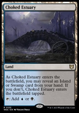 Choked Estuary - Commander: Wilds of Eldraine (Rare) [WOC-155]