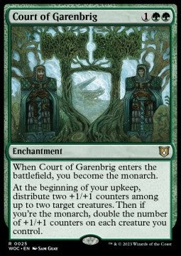 Court of Garenbrig - Commander: Wilds of Eldraine (Rare) [WOC-25]