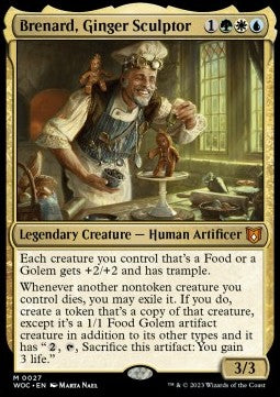 Brenard, Ginger Sculptor - Commander: Wilds of Eldraine (Mythic) [WOC-27]