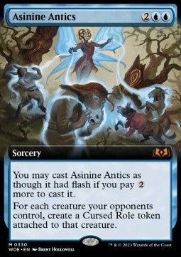 Asinine Antics - Wilds of Eldraine: Extras (Mythic) [XWOE-330]