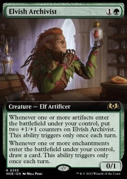 Elvish Archivist - Wilds of Eldraine: Extras (Rare) [XWOE-355]