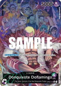 Donquixote Doflamingo (OP04-019) (V.2) - Kingdoms of Intrigue (Alternate Art) [OP04-019]