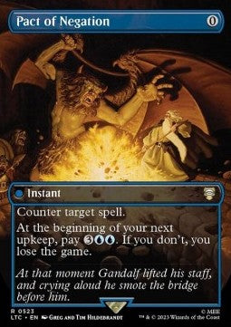 Pact of Negation (V.1) - The Lord of the Rings: Tales of Middle-earth Holiday Release (Rare) [LTRH-523]