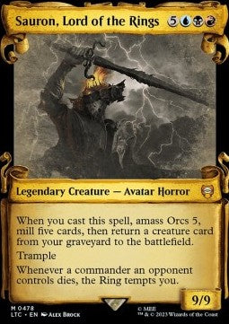 Sauron, Lord of the Rings (V.1) - The Lord of the Rings: Tales of Middle-earth Holiday Release (Mythic) [LTRH-478]