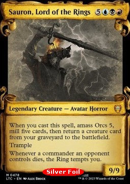 Sauron, Lord of the Rings (V.2) - The Lord of the Rings: Tales of Middle-earth Holiday Release (Mythic) [LTRH-478]