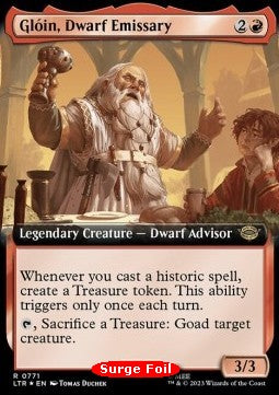 Glóin, Dwarf Emissary (V.3) - The Lord of the Rings: Tales of Middle-earth Holiday Release (Rare) [LTRH-771]