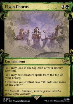 Elven Chorus (V.1) - The Lord of the Rings: Tales of Middle-earth Holiday Release (Rare) [LTRH-611]