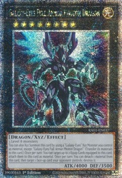 Galaxy-Eyes Full Armor Photon Dragon (V.5 - Quarter Century Secret Rare) - 25th Anniversary Rarity Collection (Quarter Century Secret Rare) [RA01-037]