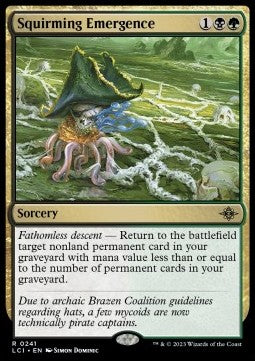 Squirming Emergence - The Lost Caverns of Ixalan (Rare) [LCI-241]