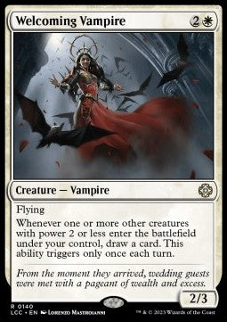 Welcoming Vampire - Commander: The Lost Caverns of Ixalan (Rare) [LCC-140]