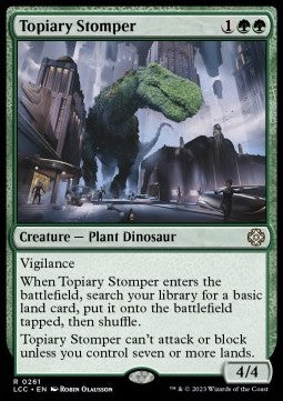 Topiary Stomper - Commander: The Lost Caverns of Ixalan (Rare) [LCC-261]