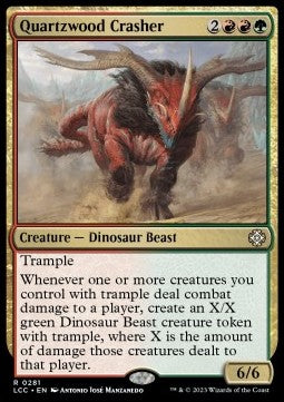 Quartzwood Crasher - Commander: The Lost Caverns of Ixalan (Rare) [LCC-281]