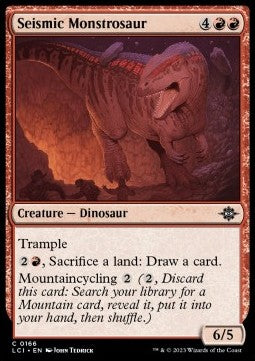 Seismic Monstrosaur - The Lost Caverns of Ixalan (Common) [LCI-166]