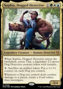 Sophia, Dogged Detective - Commander: Murders at Karlov Manor (Mythic) [MKC-8]