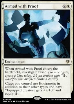 Armed with Proof - Commander: Murders at Karlov Manor (Rare) [MKC-9]