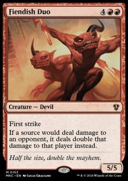 Fiendish Duo - Commander: Murders at Karlov Manor (Mythic) [MKC-153]