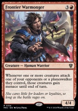 Frontier Warmonger - Commander: Murders at Karlov Manor (Rare) [MKC-154]