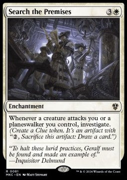 Search the Premises - Commander: Murders at Karlov Manor (Rare) [MKC-81]