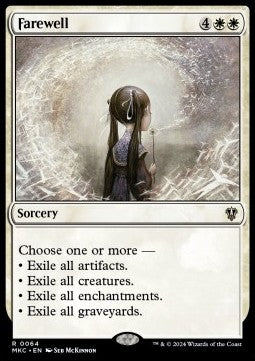 Farewell - Commander: Murders at Karlov Manor (Rare) [MKC-64]