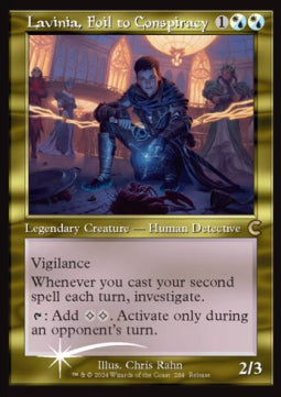 Lavinia, Foil to Conspiracy - Murders at Karlov Manor: Promos (Rare) [PMKM-284]