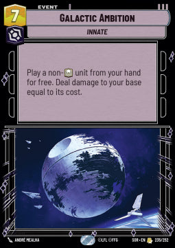 Galactic Ambition - Spark of Rebellion (Rare) [SOR-235]