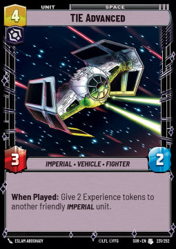 TIE Advanced - Spark of Rebellion (Uncommon) [SOR-231]