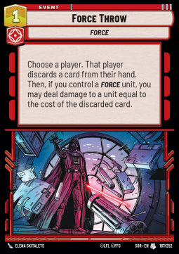 Force Throw - Spark of Rebellion (Uncommon) [SOR-167]