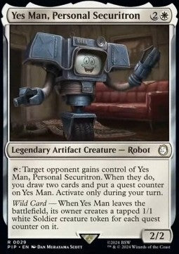 Yes Man, Personal Securitron - Universes Beyond: Fallout (Rare) [PIP-29]