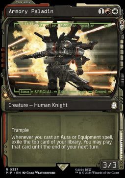 Armory Paladin (V.1) - Universes Beyond: Fallout: Extras (Rare) [XPIP-337]