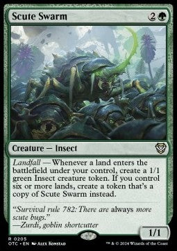 Scute Swarm - Commander: Outlaws of Thunder Junction (Rare) [OTC-205]