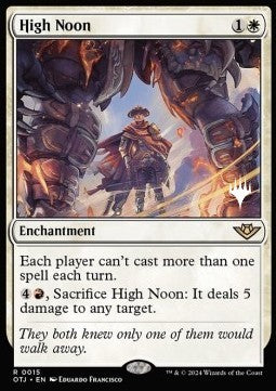 High Noon (V.2) - Outlaws of Thunder Junction: Promos (Rare) [POTJ-15]
