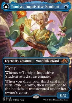 Tamiyo, Inquisitive Student // Tamiyo, Seasoned Scholar (V.1) - Modern Horizons 3: Extras (Mythic) [XMH3-443]