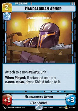 Mandalorian Armor - Shadows of the Galaxy (Rare) [SHD-073]