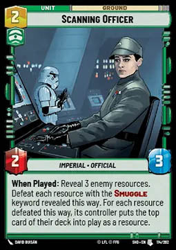 Scanning Officer - Shadows of the Galaxy (Uncommon) [SHD-114]