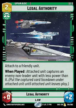 Legal Authority - Shadows of the Galaxy (Rare) [SHD-124]