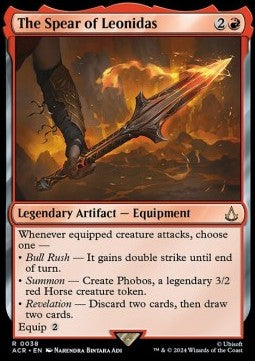 The Spear of Leonidas - Universes Beyond: Assassin's Creed (Rare) [ACR-38]