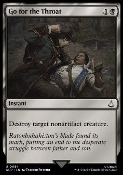 Go for the Throat - Universes Beyond: Assassin's Creed (Uncommon) [ACR-91]