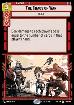 The Chaos of War - Shadows of the Galaxy (Rare) [SHD-159]