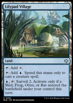 Lilypad Village - Bloomburrow (Uncommon) [BLB-255]