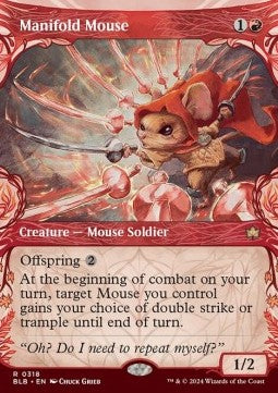 Manifold Mouse - Bloomburrow: Extras (Rare) [XBLB-318]