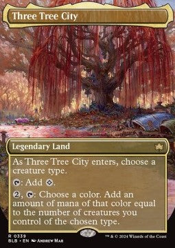 Three Tree City (V.3) - Bloomburrow: Extras (Rare) [XBLB-339]