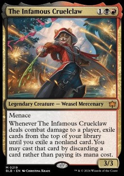 The Infamous Cruelclaw - Bloomburrow (Mythic) [BLB-219]